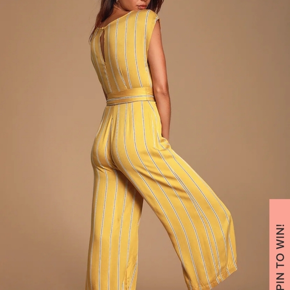 BB Dakota Sunset Striped Jumsuit - Picture 10 of 13